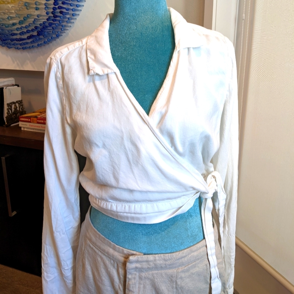 Cloth & Stone wrap blouse